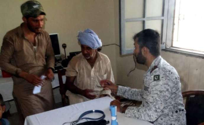 Pakistan Navy Establishes Free Medical Camp At Kalmat Village, Balochistan