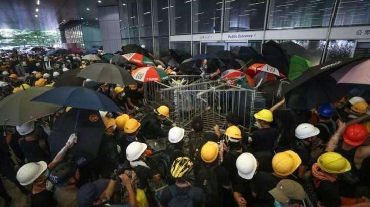Hong Kong Legislative Council Orders Staff Evacuation Amid Protest Rally Near Building