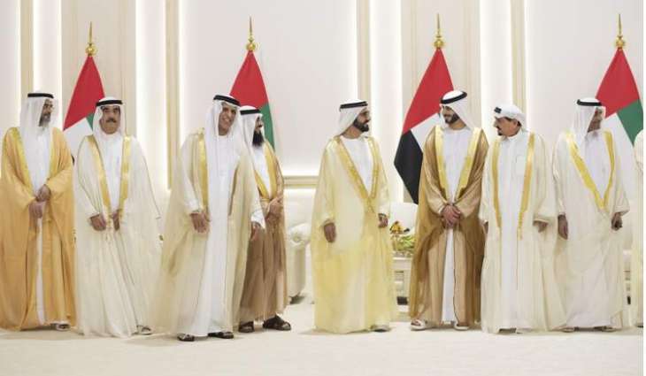 Mohammed bin Rashid, Rulers attend Al Nahyan and Al Maktoum wedding