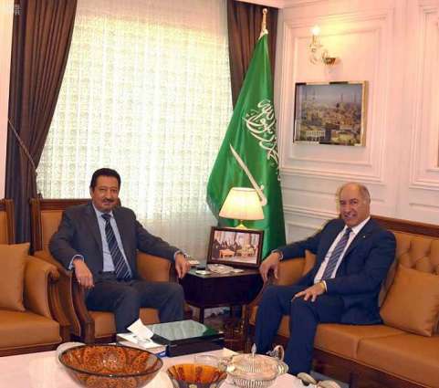 السفير الخريجي يلتقي سفير العراق لدى تركيا