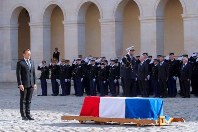 أمیر دولة قطر الشیخ تمیم بن حمد آل ثاني یشارک في مراسم تشییع جثمان الرئیس الفرنسي الأسبق جاک شیراک