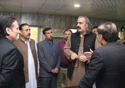Minister Kashmir Affairs and Gilgit-Baltistan, GB Governor visit DHQ Hospital Skardu
