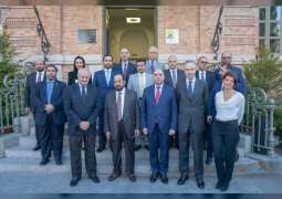 Sharjah Ruler visits Casa Arabe in Madrid
