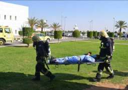 مدني تبوك يُنفذ فرضية حريق بمستشفى الملك فهد التخصصي
