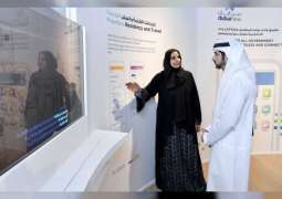 Hamdan bin Mohammed visits stands of government entities at GITEX2019