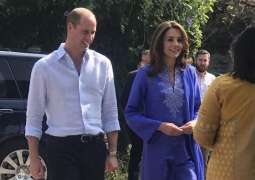 British Royal couple visits Girls High School in Islamabad