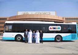 مواصلات عجمان تضيف حافلات جديدة لاسطول النقل العام في الإمارة
