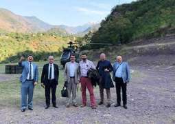 Foreign diplomats visit Neelum Valley to witness Indian claim of 