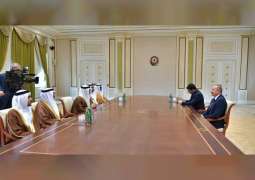 قرقاش يؤكد لـ"علييف" حرص قيادة الإمارات على توطيد العلاقات مع أذربيجان