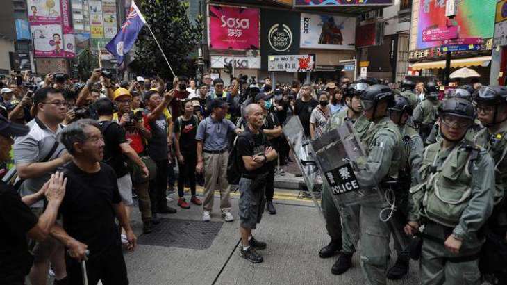 Thousands of Demonstrators March in Hong Kong Amid China's National Day Celebrations