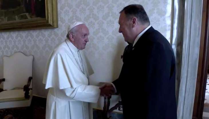 Pompeo Meets Pope in Vatican, Discusses Need to Protect Mideast Christians - State Dept.