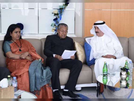 Ruler of Umm Al Qaiwain receives Chief Minister of Kerala
