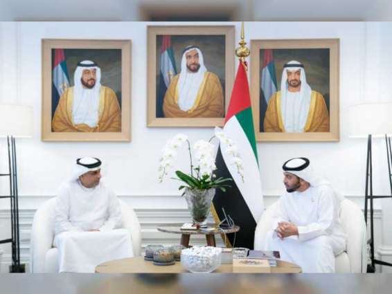 Hamdan bin Zayed receives Chairman of Department of Finance