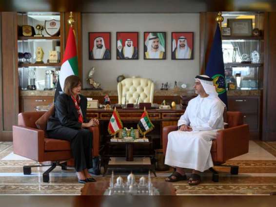 Saif bin Zayed receives Lebanese Interior Minister