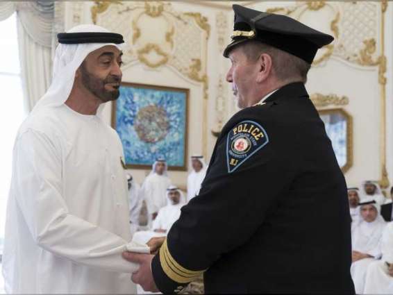 Mohamed bin Zayed receives delegation from International Association of Chiefs of Police