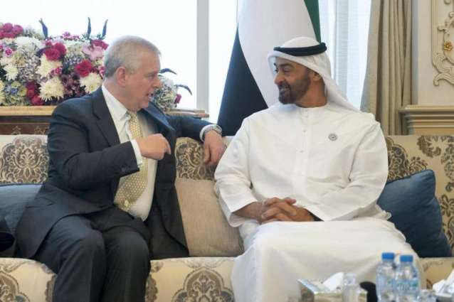Mohamed bin Zayed receives Prince Andrew, Duke of York