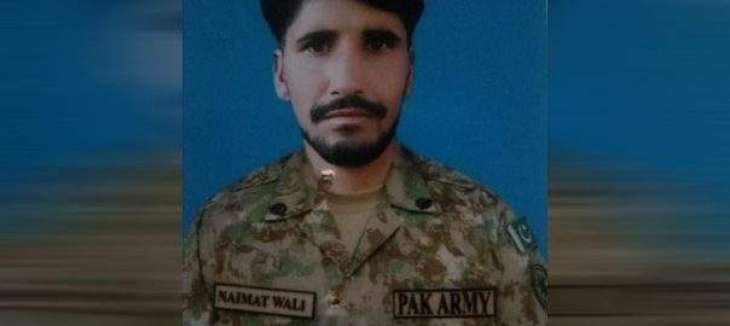 Sepoy Naimat Wali martyred in Indian forces' firing along LOC