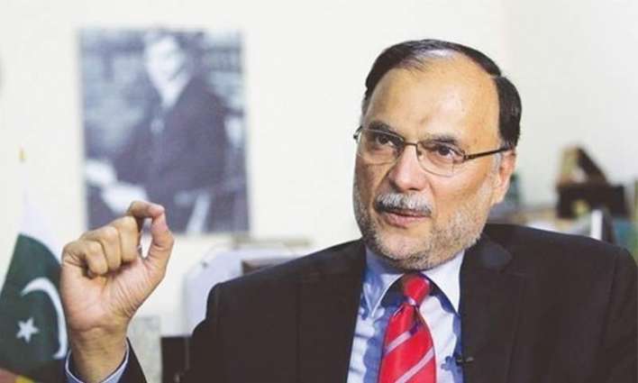 Talks with Imran Khan can be held on his resignation or new elections: Ahsan Iqbal