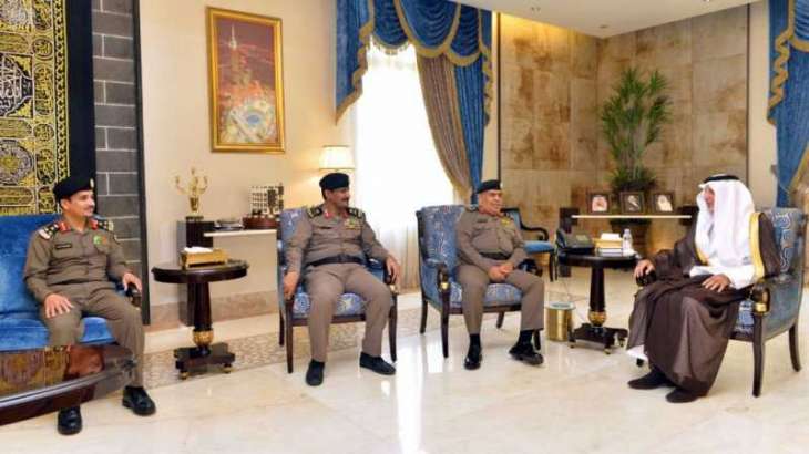 سمو الأمير خالد الفيصل يستقبل مدير شرطة مكة المكرمة