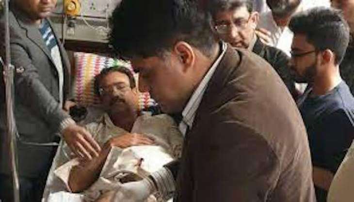 Ramzan Ghanchi Pakistan Tehreek e Insaf (PTI) local leder and Member of Provincial Assembly injured in firing incident