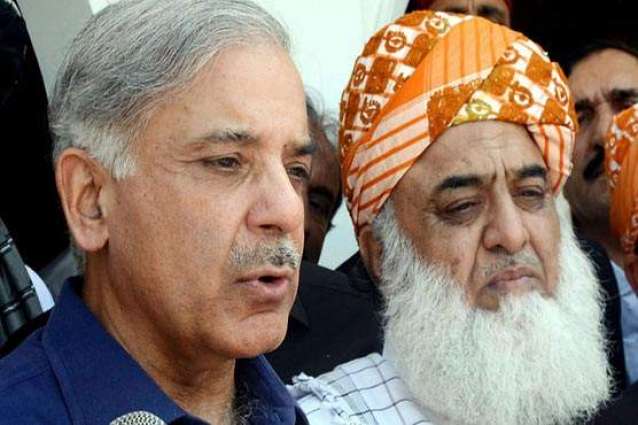 Fazlur Rehman, Shehbaz Sharif deliberate on Azadi March plan