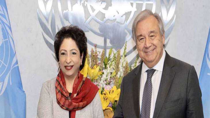 Maleeha Lodhi pays a farewell call on UN Secretary General