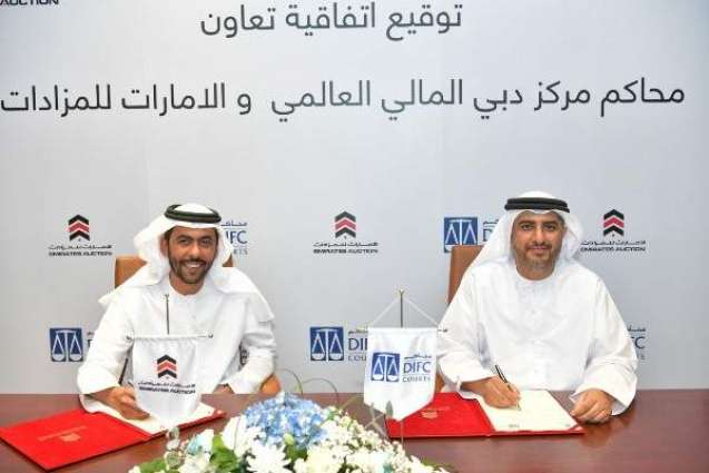 DIFC Courts, Emirates Auction sign cooperation agreement