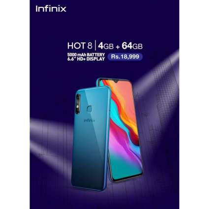 The Most anticipatedInfinix Hot 8 4+64GB Variant launched in Pakistan