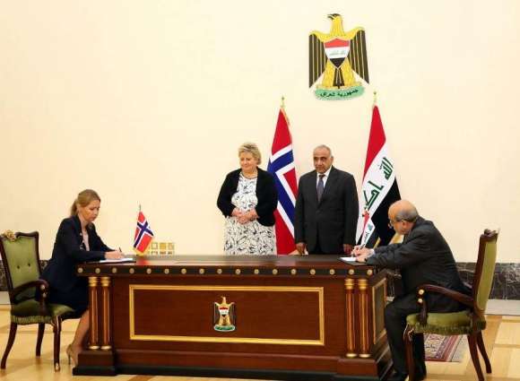 Iraqi, Norwegian Prime Ministers Renew Oil for Development Agreement Between Countries