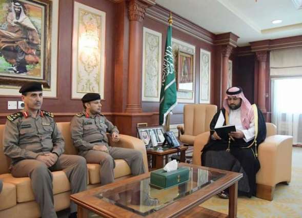 سمو الأمير محمد بن عبدالعزيز يستقبل مدير شرطة منطقة جازان