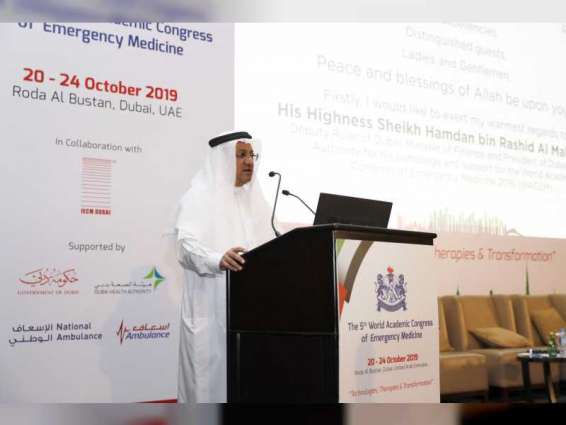 إفتتاح المؤتمر الأكاديمي العالمي الخامس لطب الطوارئ للمرة الأولى في دبي 