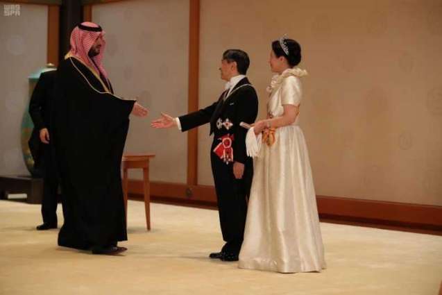سمو الأمير تركي بن محمد بن فهد يحضر مأدبة العشاء التي أقامها إمبراطور اليابان