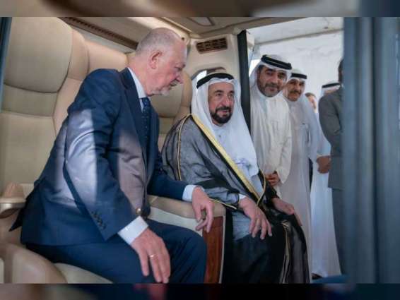 Sharjah Ruler witnesses the experimental phase launch of SkyWay