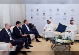 Maktoum bin Mohammed, World Economic Forum President discuss cooperation
