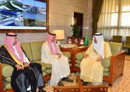 سمو أمير منطقة الرياض يستقبل مدير صندوق تنمية الموارد البشرية