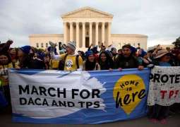 Hundreds of Protesters Rally Outside US Supreme Court Tuesday Prior to DACA Hearings