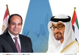 UAE, Egypt issue joint statement on fraternal ties, cooperation