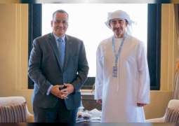 عبدالله بن زايد يستقبل وزير خارجية موريتانيا