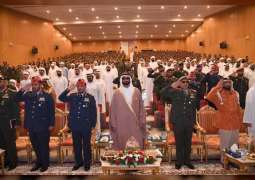 البواردي يشهد تخريج الدورة الثانية لضباط الخدمة الوطنية بكلية زايد الثاني العسكرية