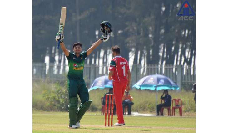 Haider’s century guides Pakistan to thumping win over Oman