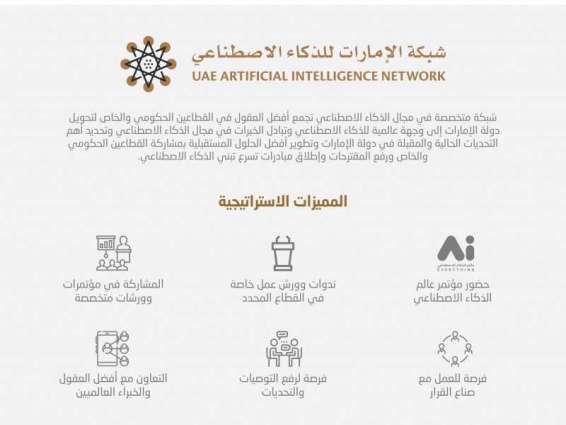 شبكة الإمارات للذكاء الاصطناعي تجمع أفضل العقول العالمية في القطاعين الحكومي والخاص