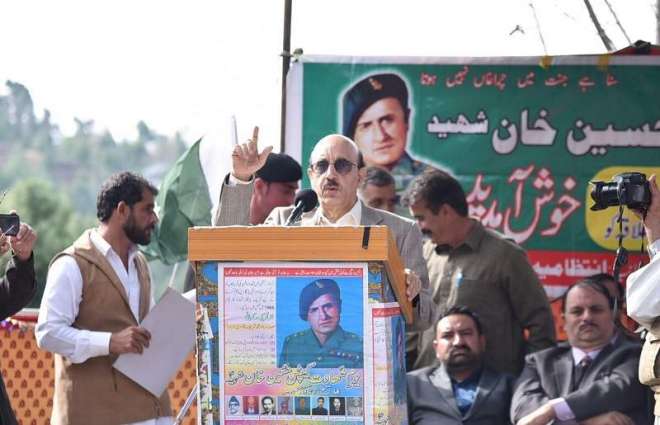 AJK President pays homage to Captain Hussain Khan Shaheed