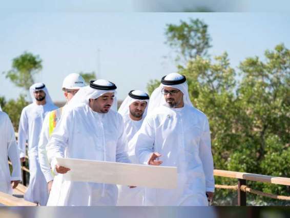 Khalid bin Mohamed bin Zayed tours Mangrove Walk