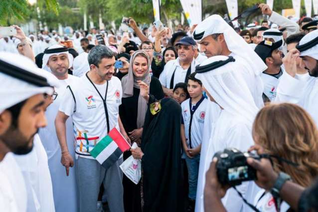 UAE athletes join march as part of National Festival for Tolerance and Human Fraternity