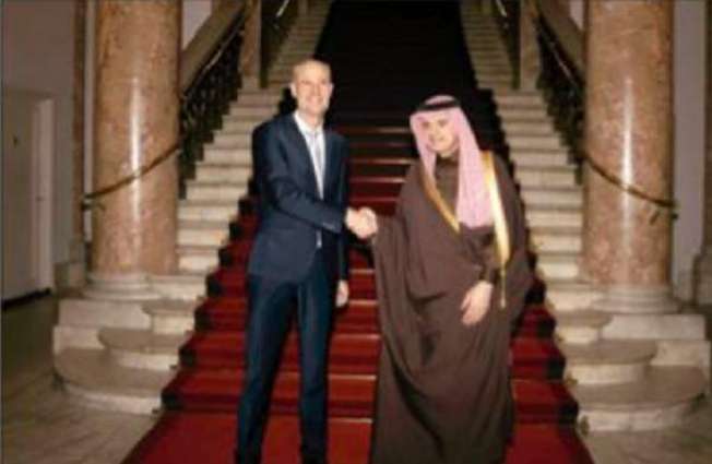 وزیر الخارجیة الھولندي ستیف بلوک یستقبل وزیر الدولة للشووٴون الخارجیة السعودي الأستاد عادل بن أحمد الجبیر