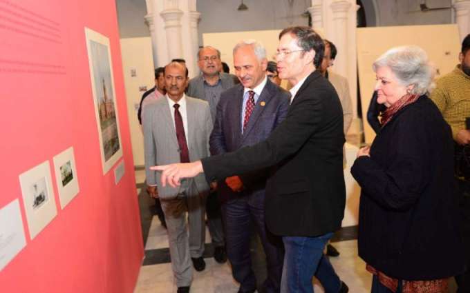 Paper Jewel, an exhibition of early postcards from Pakistan, on Thursday opened at the Salam Hall of Government College University Lahore under the auspices of Faiz Foundation Trust