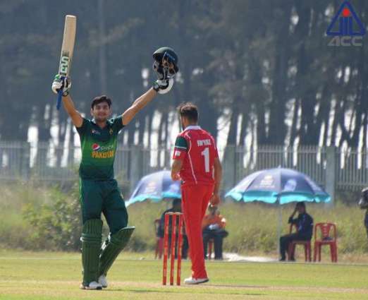 Haider’s century guides Pakistan to thumping win over Oman