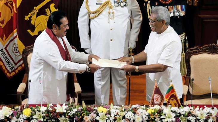 اول مرة في تاریخ العالم ۔۔۔۔رئیس سریلانکا یعین شقیقہ الأکبر رئیسا للوزراء