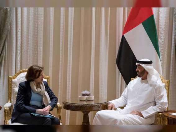 Mohamed bin Zayed receives French Minister of Armed Forces