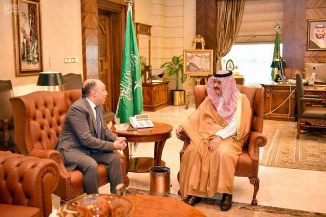 سمو الأمير مشعل بن ماجد يستقبل القنصل العام اللبناني بجدة